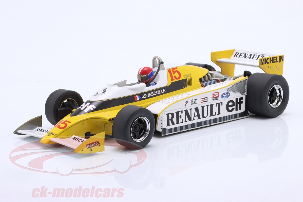 Modelcar Group 1:18 J.-P. Jabouille Renault RS10 #15 ganador 