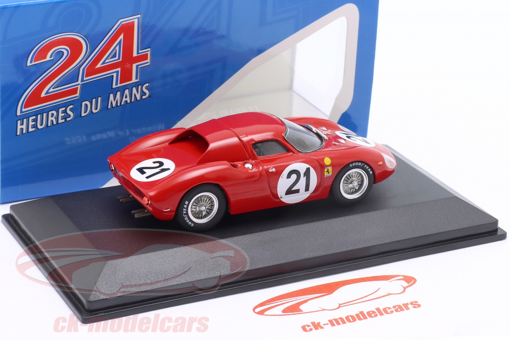 Ixo 1:43 Ferrari 250 LM #21 勝者 24h LeMans 1965 Rindt, Gregory