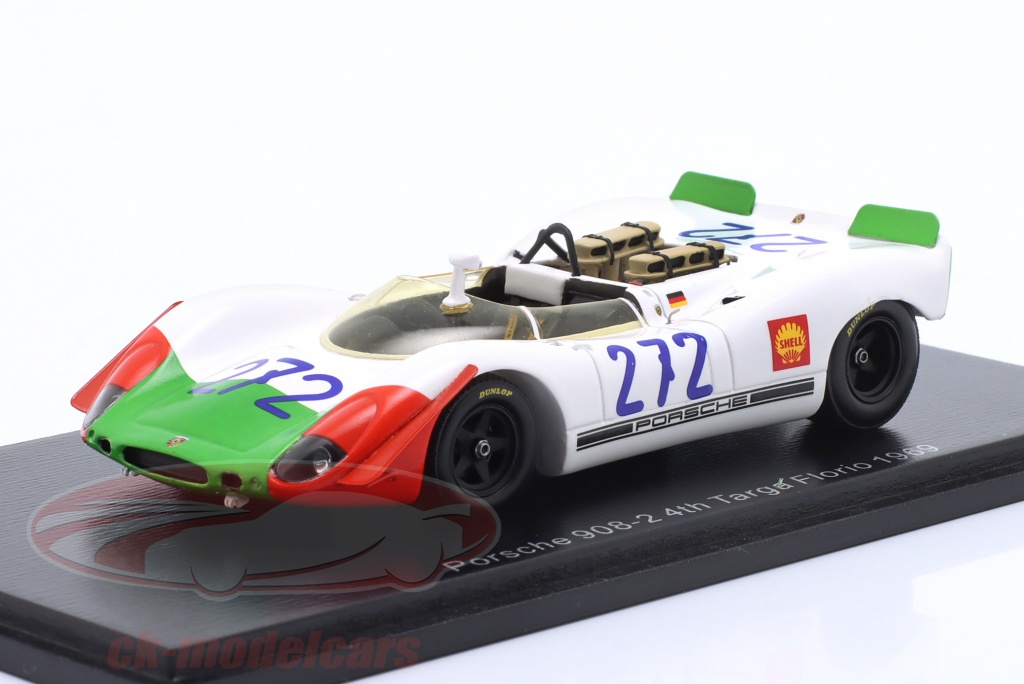Spark 1:43 Porsche 908/02 #272 4e Targa Florio 1969 Kauhsen, von 
