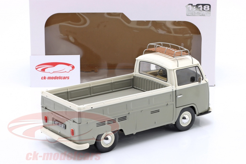 Solido 1:18 Volkswagen VW T2 Pick-Up 建設年 1968 グレー S1809402