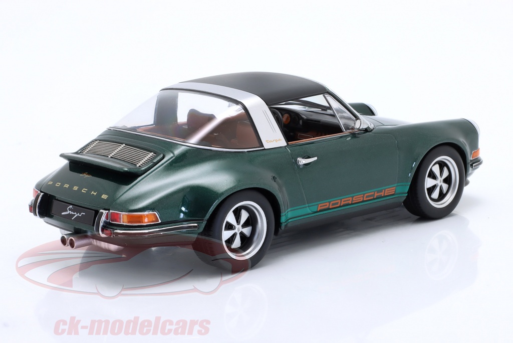 KK-Scale 1:18 Porsche 911 Targa Singer Design dark green metallic 