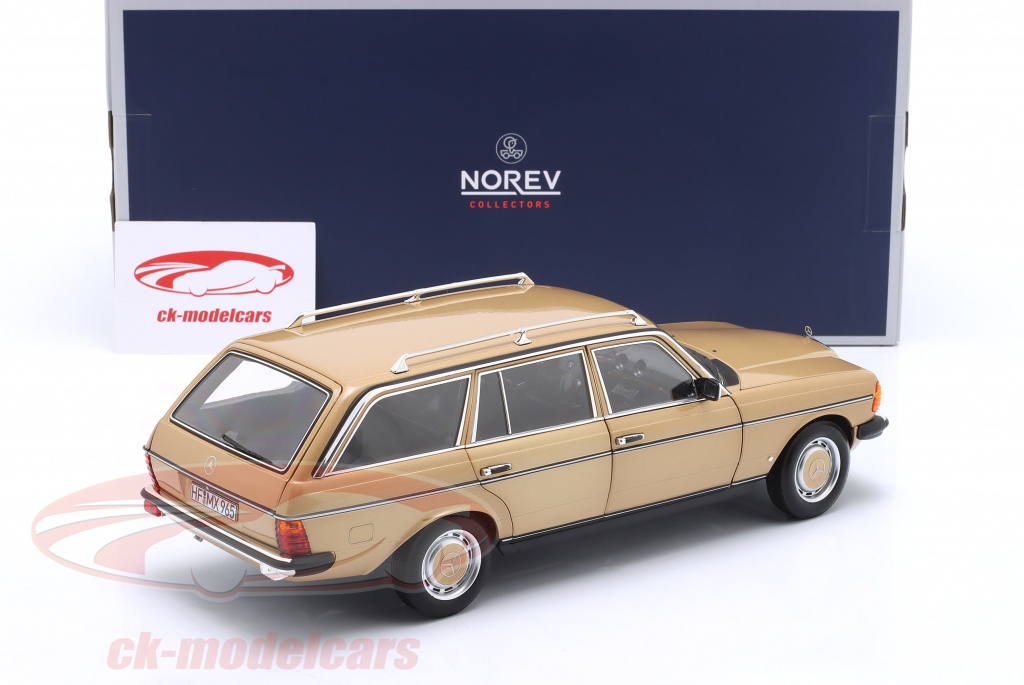 Norev 1:18 Mercedes-Benz 200 T (S123) Tモデル 1982 金 メタリックな