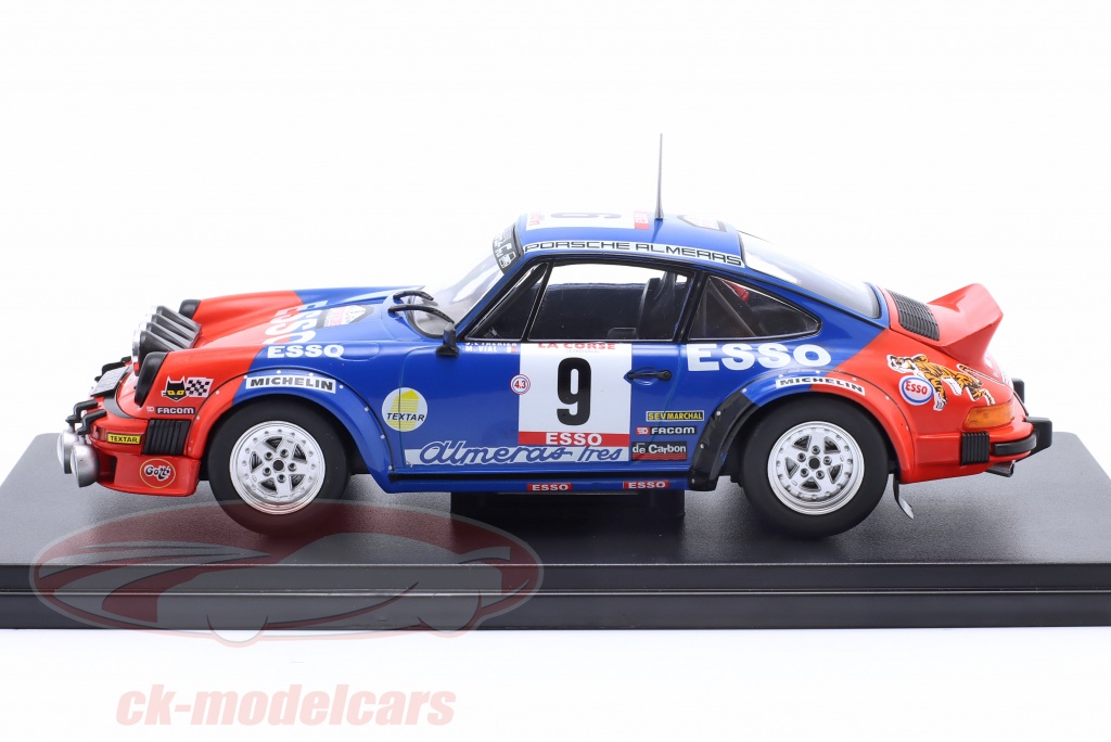 Die cast 1/24 Modellino Auto Porsche 911 SC Rally Tour de Corse 1980 JL.  Therier