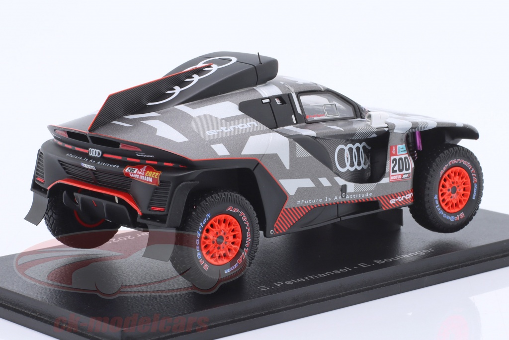 Spark 1:43 Audi RS Q e-tron #200 Rallye Dakar 2022 Peterhansel