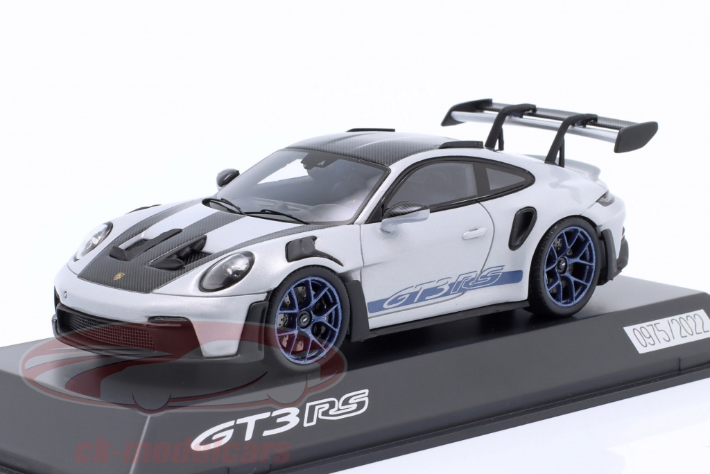 Porsche 911 GT3 RS 2022 Silver Jet-car 1:43