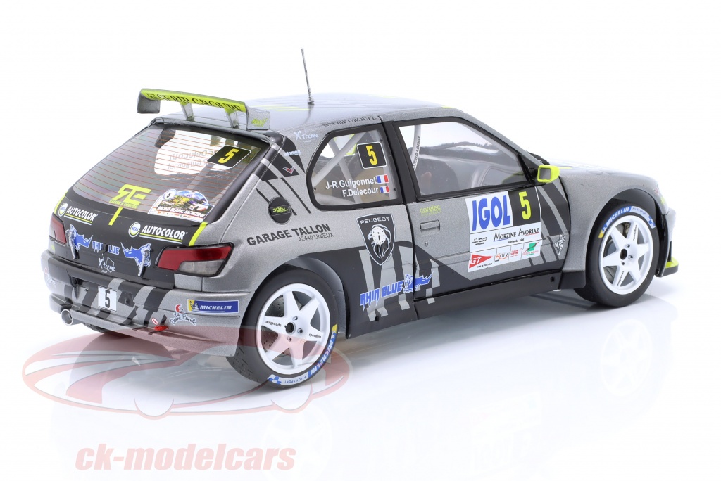 Voiture Miniature Peugeot 306 Maxi No 5 Delecour Rally Mont Blanc 2021 1/18  - S1808301 SOLIDO