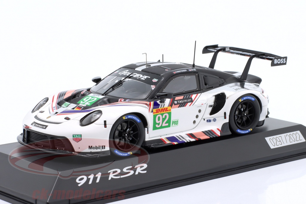 Spark 1:43 Porsche 911 RSR-19 Goodbye #92 Last Race WEC 2022 Estre ...