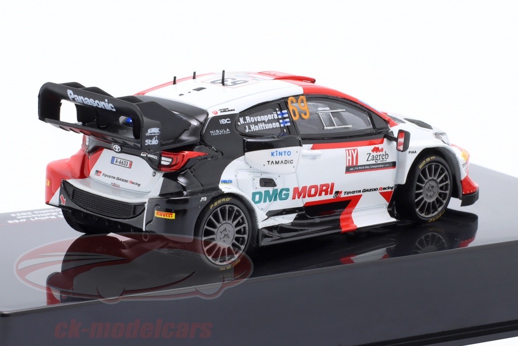 Ixo 1:43 Toyota GR Yaris Rally1 #69 勝者 ラリー クロアチア 2022 