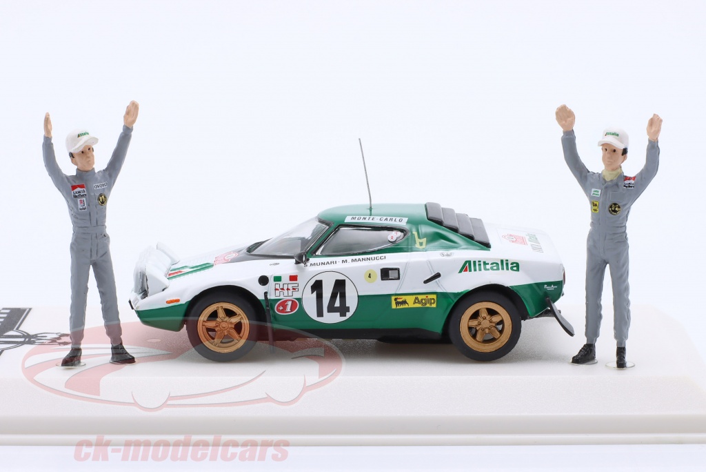 Ixo 1:43 Lancia Stratos HF #14 勝者 Rallye Monte Carlo 1975 Munari