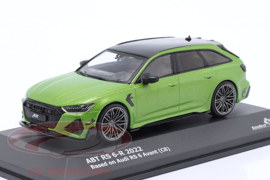 Solido 1:43 Audi RS 6-R Abt 建設年 2020 ジャワ 緑 S4310705 モデル