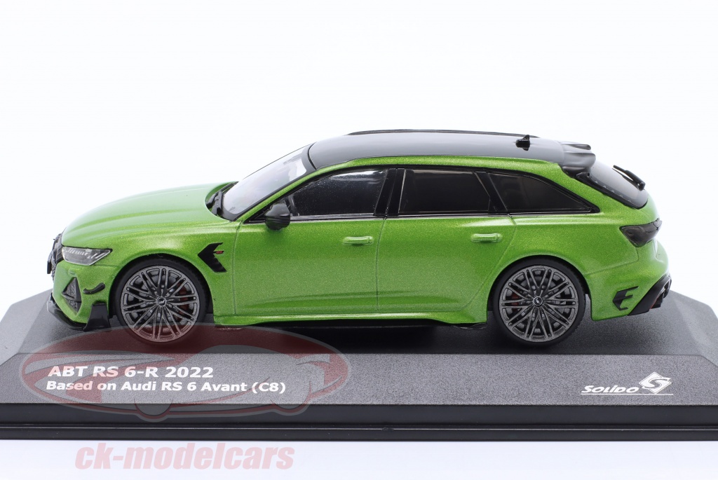 Solido 1:43 Audi RS 6-R Abt 建設年 2020 ジャワ 緑 S4310705 モデル