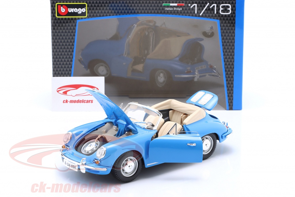 Vintage Bburago Burago Porsche 356B Cabriolet Special Collection