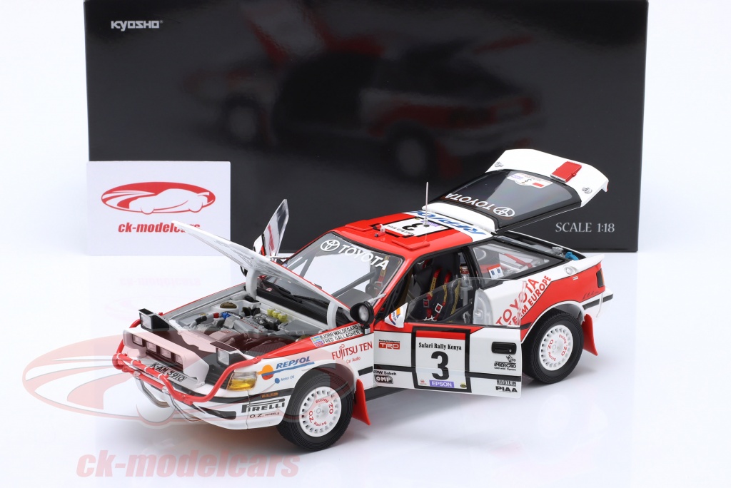 Kyosho 1:18 Toyota Celica GT-Four #3 Winner Rallye Safari 1990 
