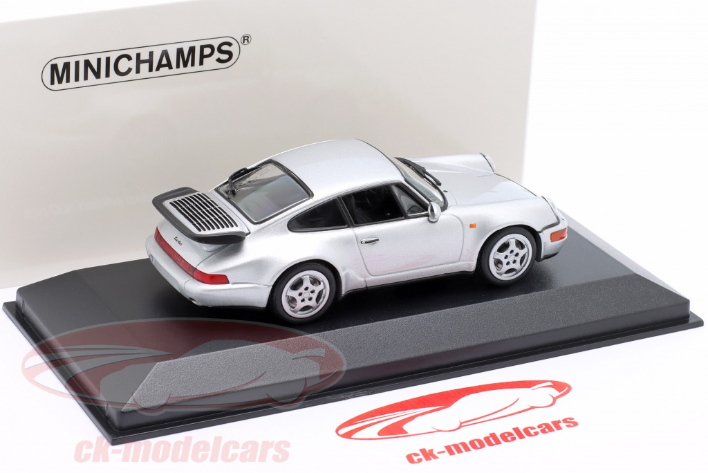 Minichamps 1:43 Porsche 911 (964) Turbo 建設年 1990 銀 メタリック 