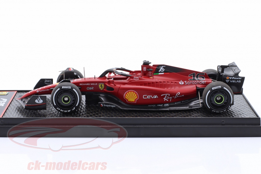 BBR Models 1:43 Charles Leclerc Ferrari F1-75 #16 勝者