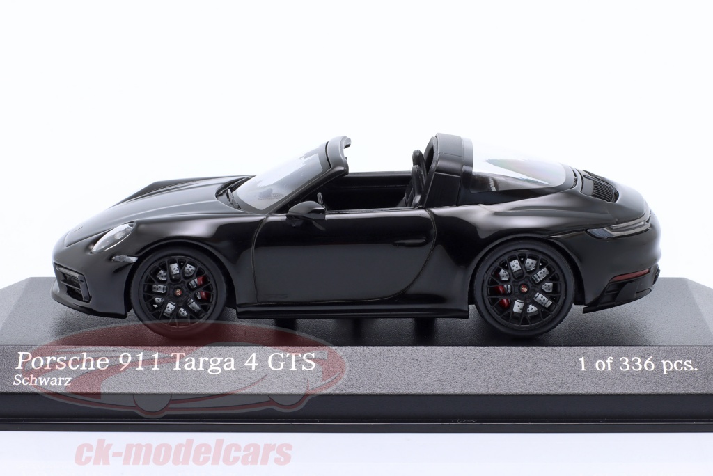 Minichamps 1:43 Porsche 911 (992) Targa 4 GTS year 2022 black 