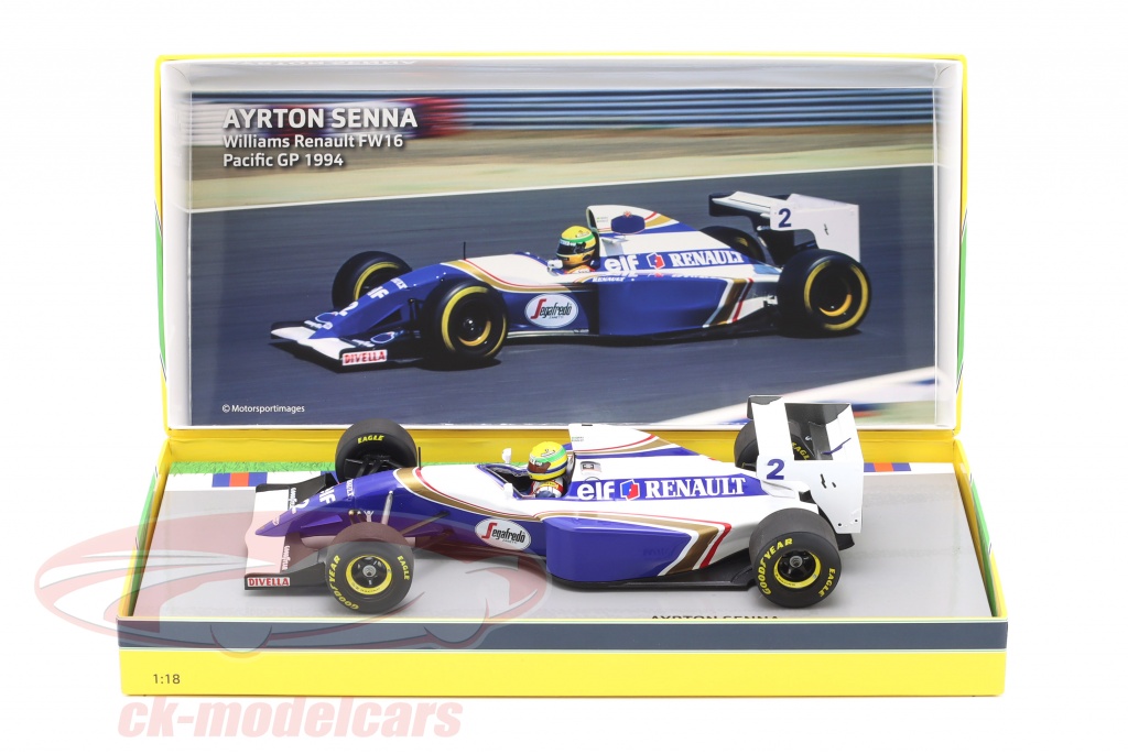 Figurine Ayrton Senna pilote F1 - Williams Renault