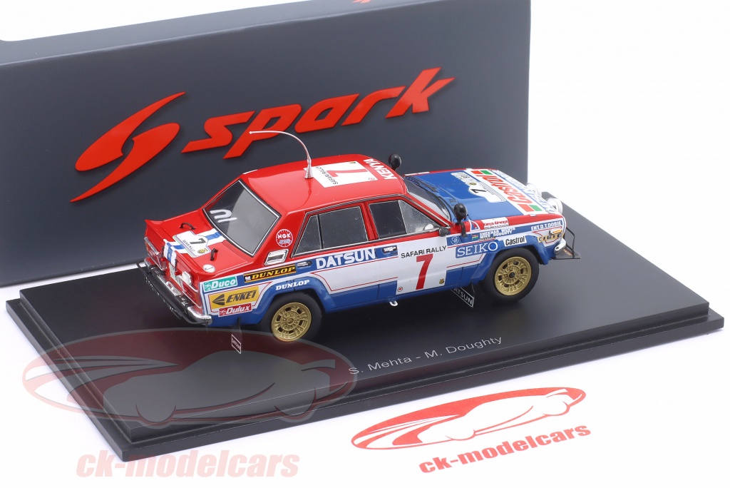 Spark 1:43 Datsun Violet GT #7 Winner Rallye Safari 1981 Mehta 