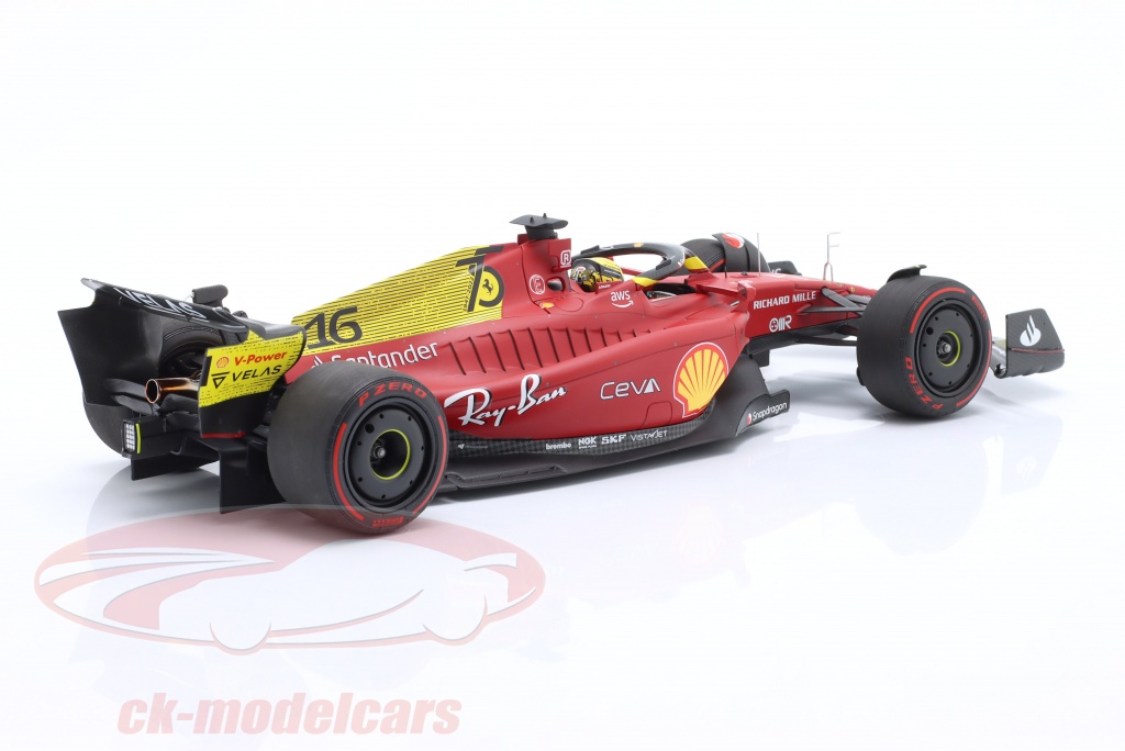 Modèle réduit Ferrari F1-75 à l'échelle 1/8 Charles Leclerc Ferrari Unisexe