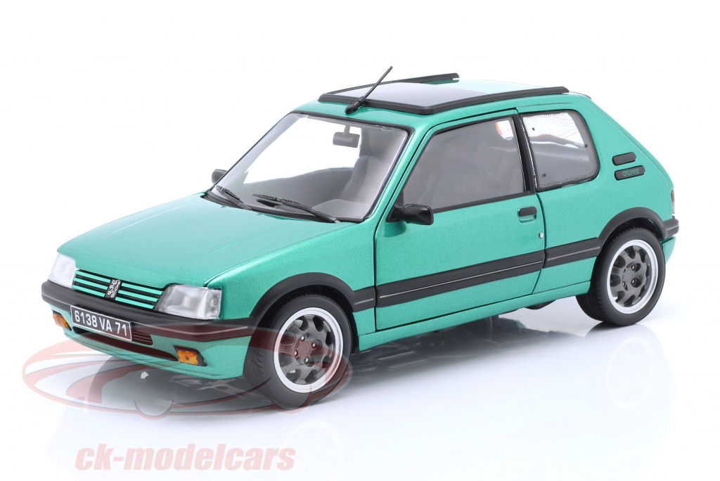 Norev 1:18 Peugeot 205 GTI Griffe 建設年 1991 緑 メタリックな 184847 モデル 車 184847  3551091848479