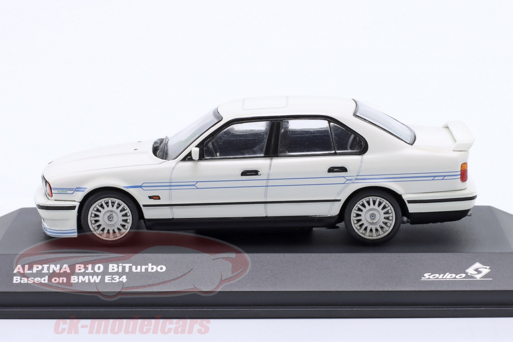 Solido 1:43 Alpina B10 BiTurbo (BMW E34) 建設年 1994 白 S4310404 モデル 車 S4310404  421437770 3663506025624