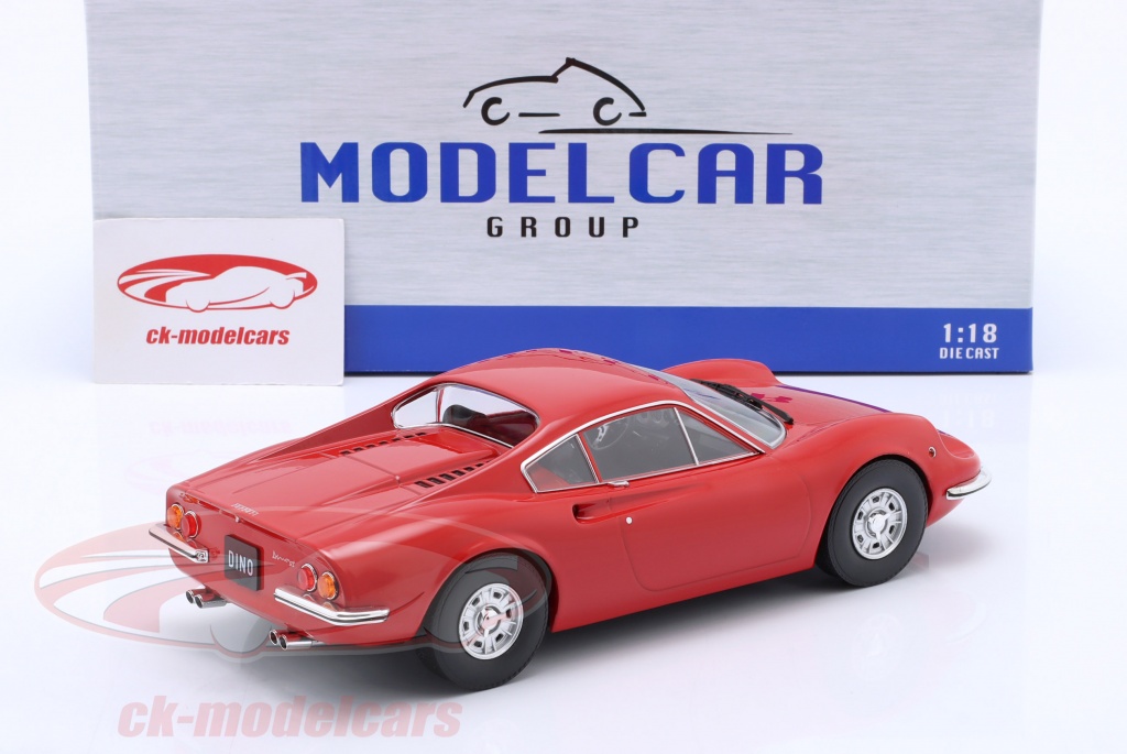 ModelCarGroup 1:18 Ferrari Dino 246 GT 建設年 1969 赤 MCG18359 