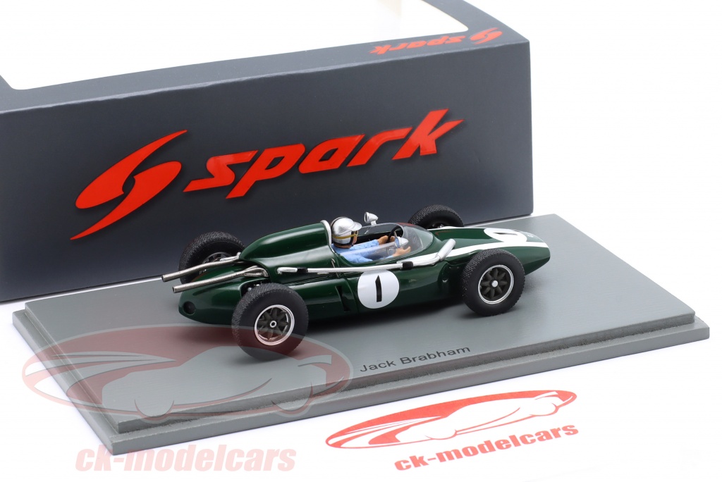 Spark 1:43 Jack Brabham Cooper T58 #1 ドイツ GP 式 1 1961 S8074 