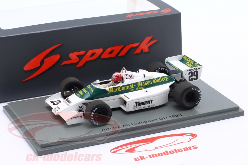 Spark 1:43 Marc Surer Arrows A6 #29 ヨーロッパ GP 式 1 1983 S5799 