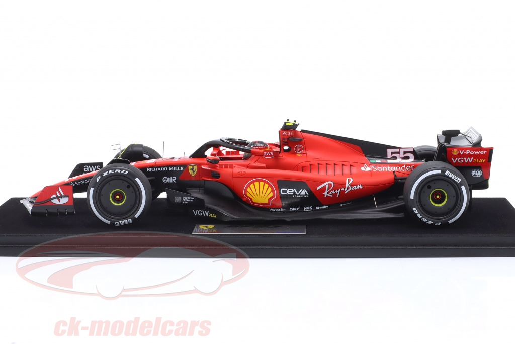 Spark 1:18 Carlos Sainz Ferrari SF-23 #55 4th Bahrain GP Formula 1 