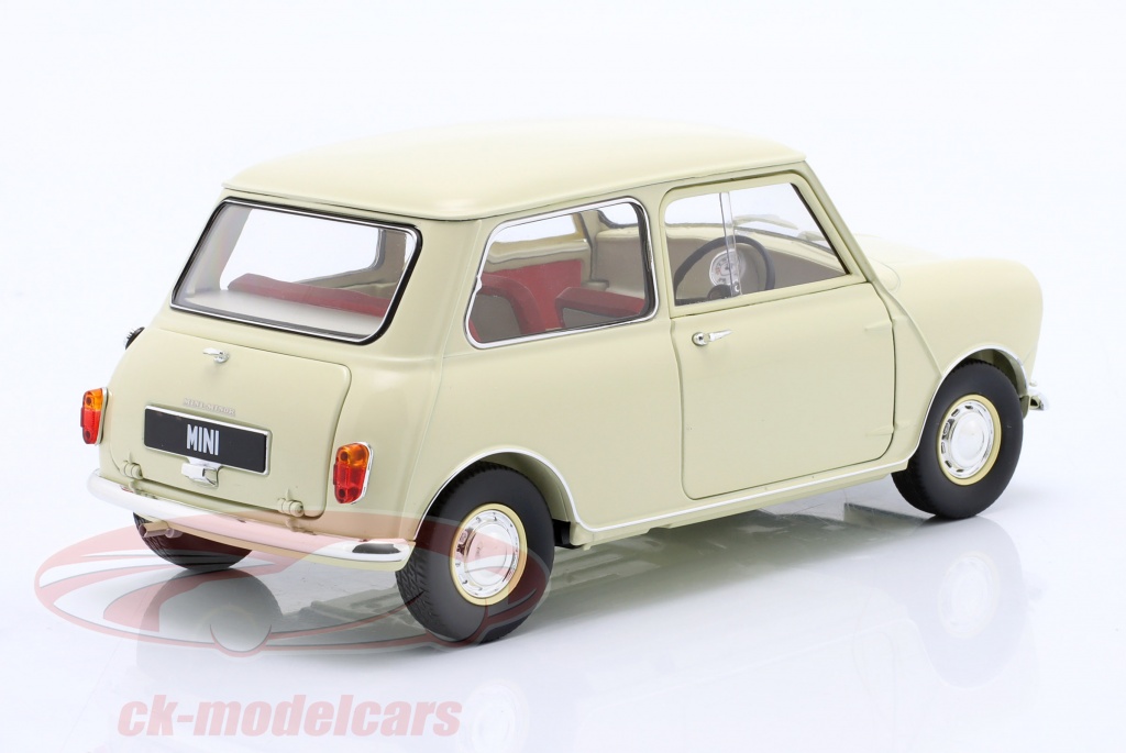 Kyosho 1:18 Morris Mini Minor year 1964 white 08964W model car 