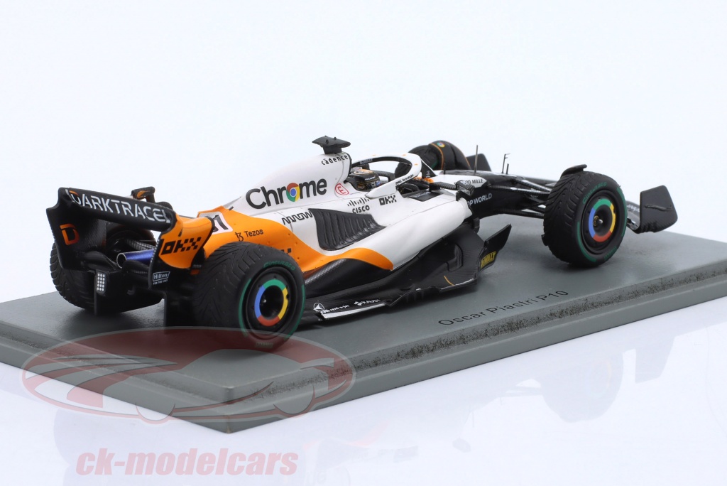 Spark 1:43 Oscar Piastri McLaren MCL60 #81 10th Monaco GP Formula