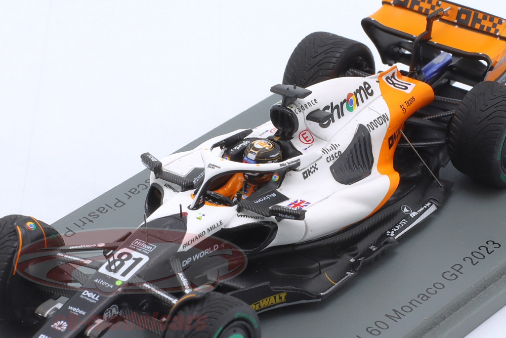 Spark 1:43 Oscar Piastri McLaren MCL60 #81 10位 モナコ GP 式 1 