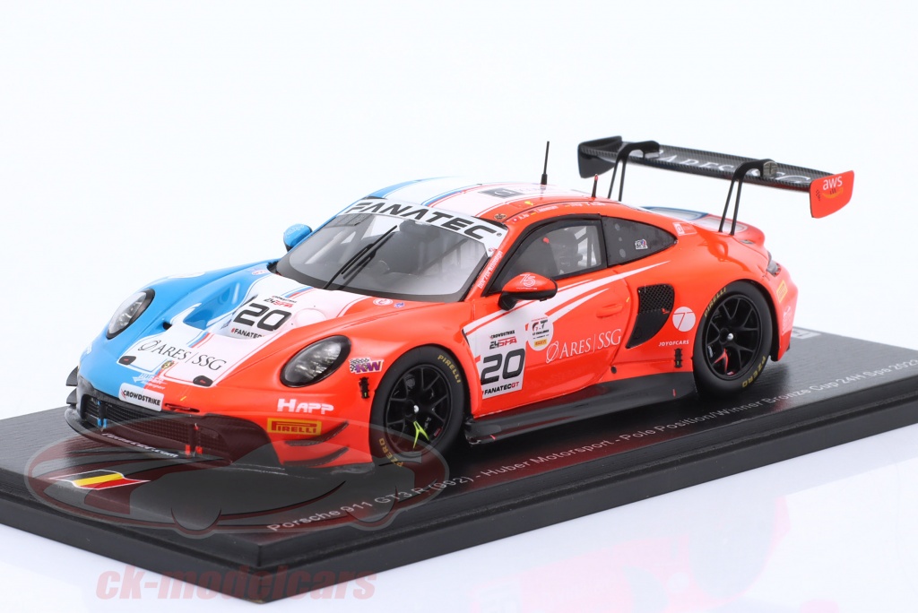 Spark 1:43 Porsche 911 (992) GT3 R #20 24h Spa 2023 Huber 