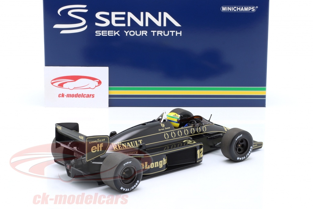 Minichamps 1:18 Ayrton Senna Lotus 98T Dirty Version #12 Formula 1 ...