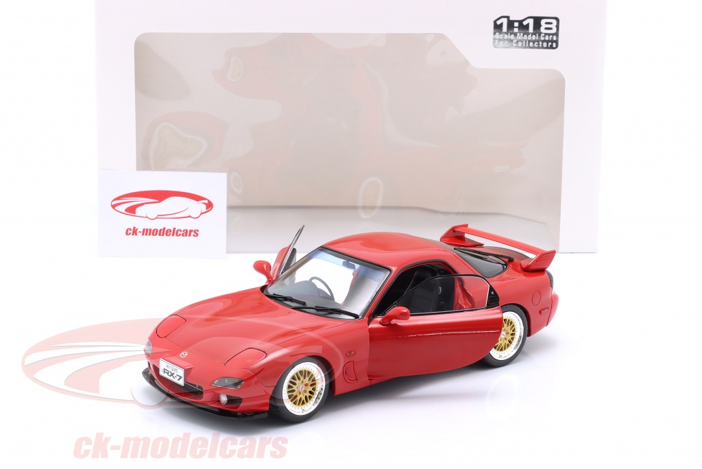 Solido 1:18 Mazda RX-7 Type RS (FD35) RHD year 1994 vintage red 