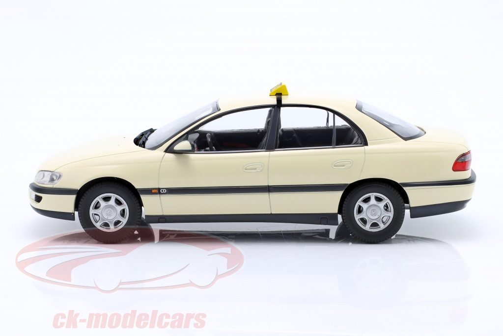 Triple9 1:18 Opel Omega B taxi Germany year 1996 ivory T9-1800434 model car  T9-1800434 690000018222