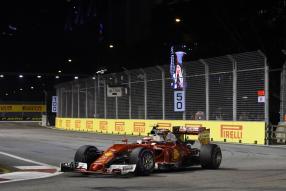 Formel 1 Ferrari Kimi Räikkönen in Singapur 2016