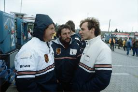 Klaus Bischof und Stefan Bellof am Nürburgring 1983, Copyright Foto: Porsche AG
