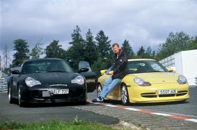 Walter Röhl bei der Entwicklung 1999, copyright Foto: Porsche AG