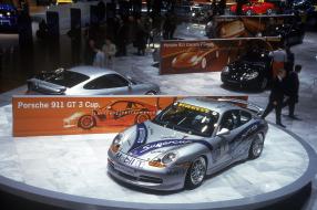 Premiere 911 GT3 Genf 1999, copyright Foto: Porsche AG