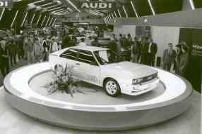 Audi quattro 1980 in Genf, copyright Foto: Audi AG