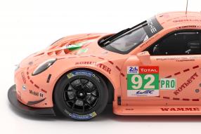 diecast miniatures Porsche 911 RSR Le Mans 2018 1:18 Ixo