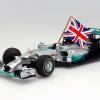 Lewis Hamilton shows flag - Spark brings the W05 in 1:18