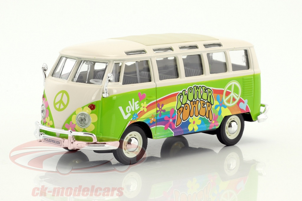 CK-Modelcars - 32301: Volkswagen VW T1 Samba Bus Hippie Line Flower ...