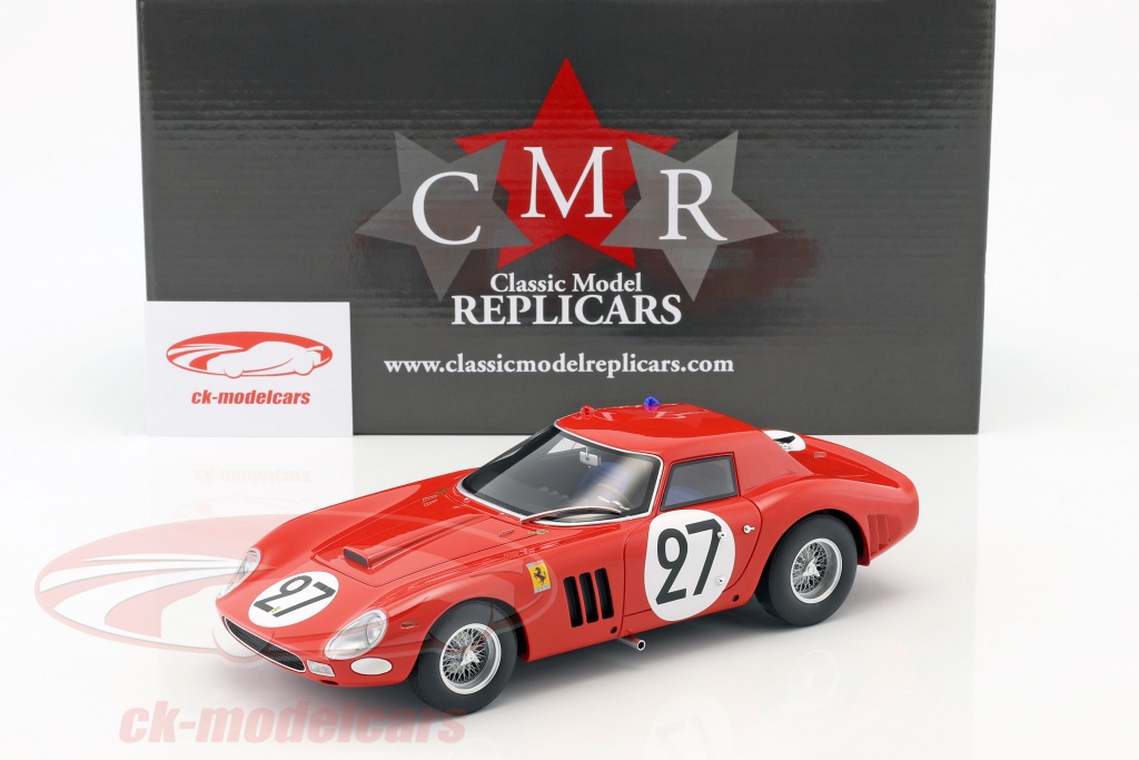 CMR 1:18 Ferrari 250 GTO 64 #27 9th 24h LeMans 1964 Tavano 