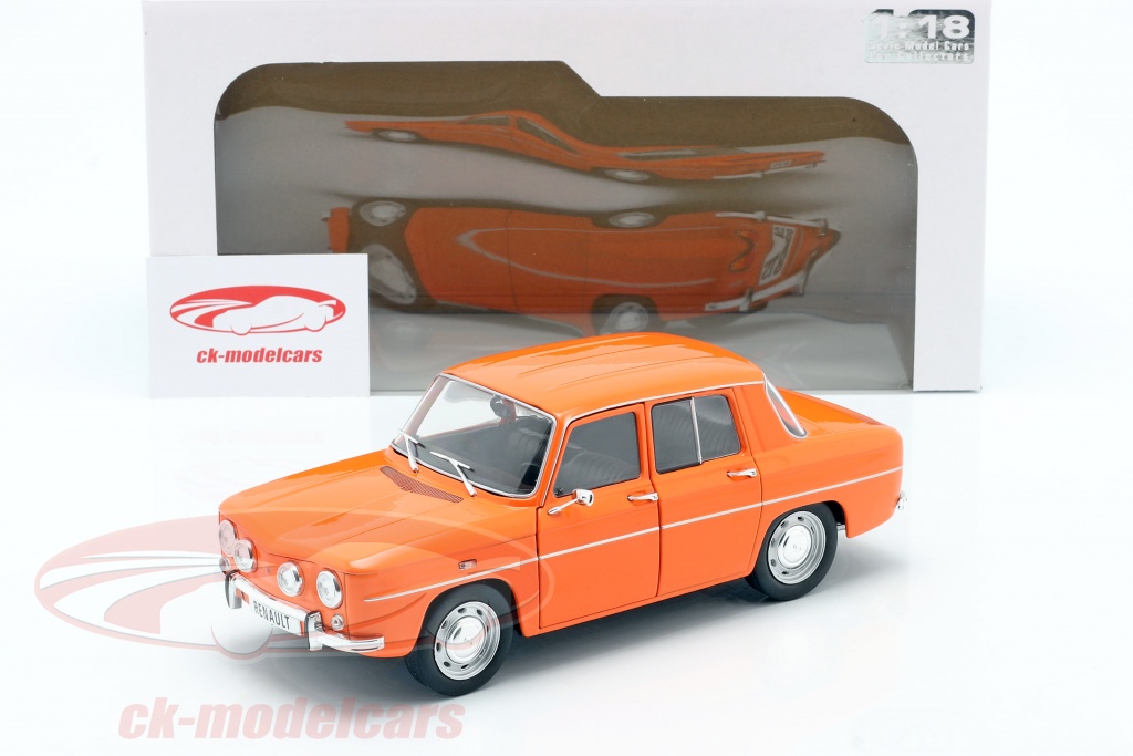 Solido 1:18 Renault 8 TS year 1967 orange S1803603 model car