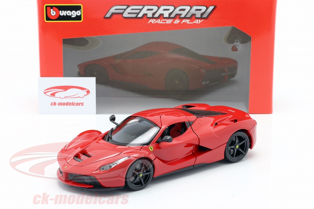 Bburago 1:18 Ferrari LaFerrari 赤 18-16001R モデル 車 18-16001R ...