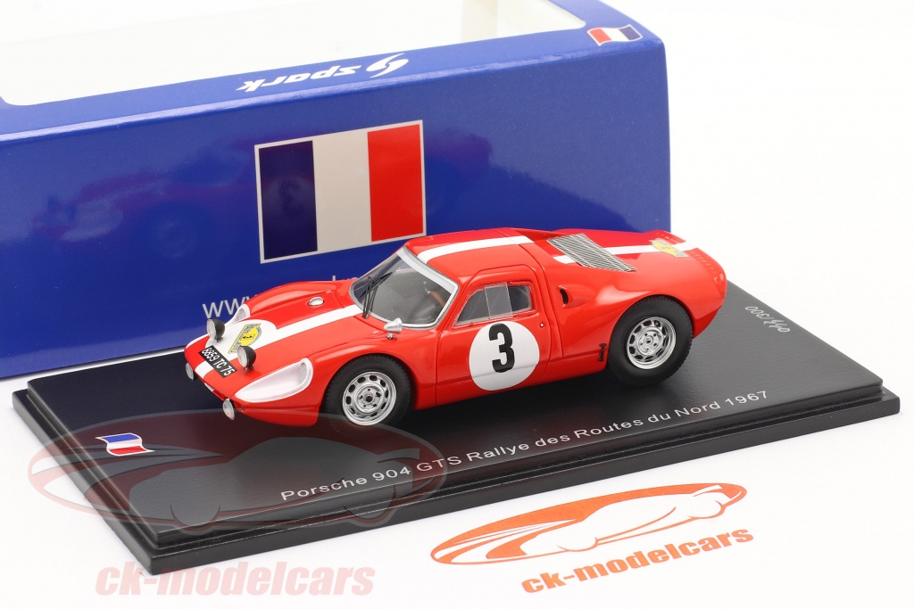Spark 1 43 Porsche 904 Carrera Gts 3 Rallye Des Routes Du Nord 1967 Sf165 Modellauto Sf165