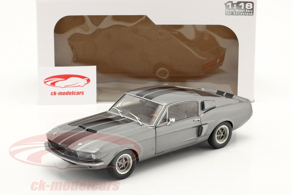 Solido 1:18 Ford Shelby Mustang GT500 year 1969 grey S1802905 model car  S1802905 81C341182902 3663506011641