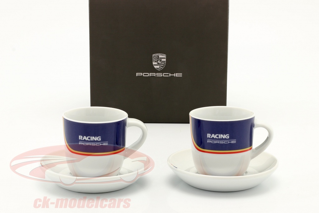 Espresso of 2) Porsche Racing blauw rood / goud WAP0504020NRTH WAP0504020NRTH